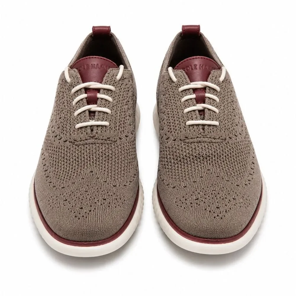 Cole Haan ØriginalGrand Stitchlite Wingtip Oxford Taupe Men 11.5M Casual